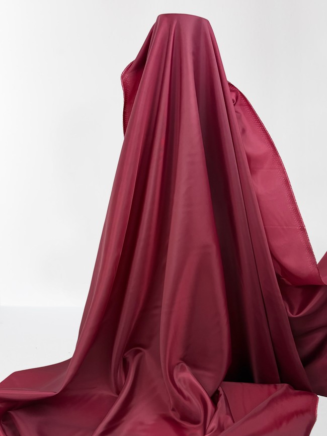 Burgundy Taffeta Lining