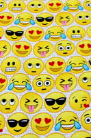 Emojis Printed Cotton