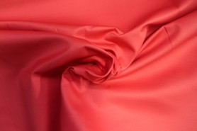 Coral Red - Wide Poly-cotton Drill