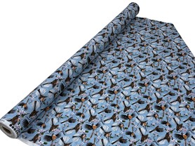 Native Treasures - Fantail Kiwiana Cotton