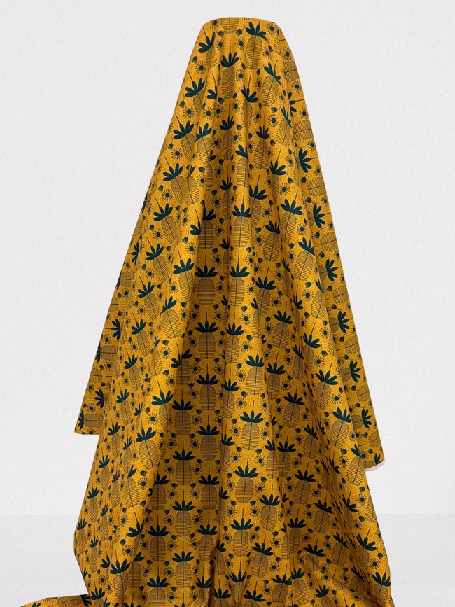 Sunlit Botanical Printed Cotton