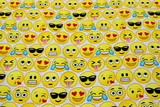 Emojis Printed Cotton