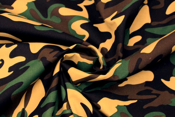 Army Traditional Camo Cotton Drill 