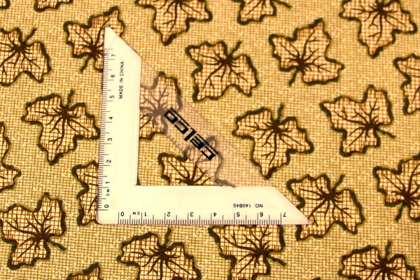 Olive Tones Maple Leaf Printed Cotton