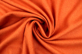 Deep Mandarin Wool Blend