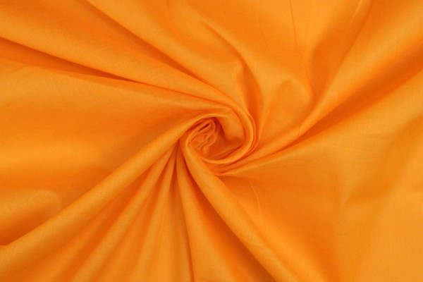 Bright Orange Cotton Voile