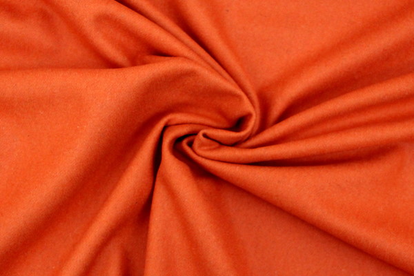 Deep Orange Wool Blend