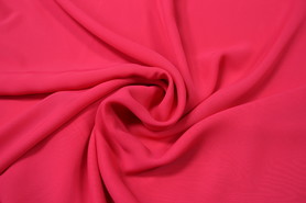 Coral Red Georgette - 10 metres for $40 BULK DEAL