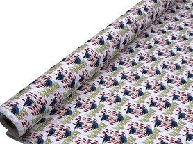 Pukeko Patch Printed Kiwiana Cotton