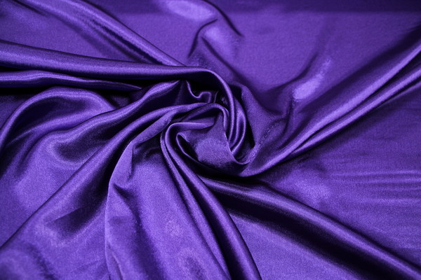 Satin Backed Crepe - Purple
