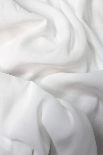 Winter White Plain Rayon