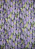 Bunches of Lavender Printed Cotton