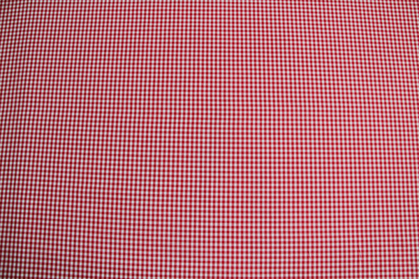 Red & White Polycotton Gingham