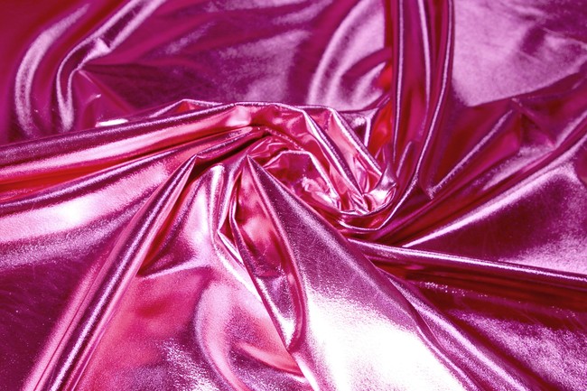 Petal Pink Foil Lycra Knit 