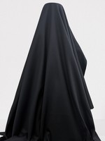 Matte Black 100% Cotton Drill