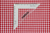 Red & White Polycotton Gingham
