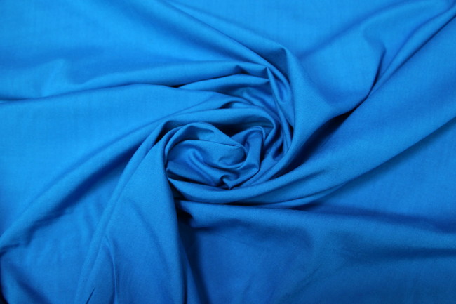 Bright Blue Plain Rayon