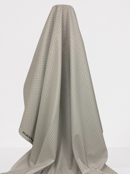 Grey Spot Printed Cotton