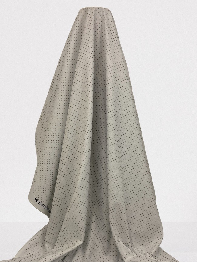 Grey Spot Printed Cotton