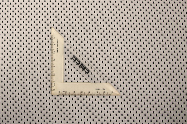 White Eyelet Sports Mesh