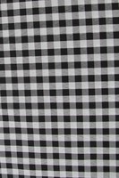 Black & White Gingham Polyester