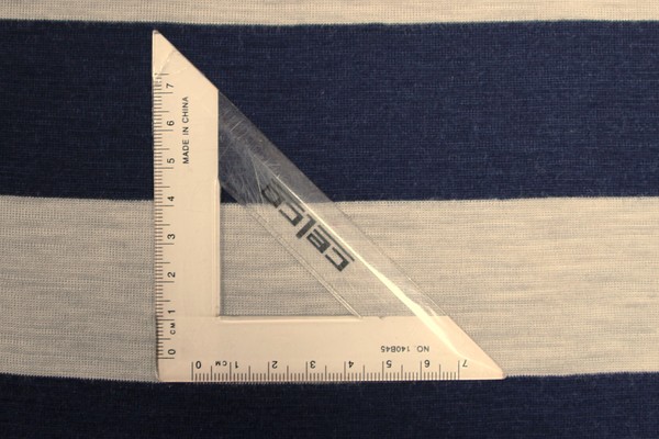 Navy & Grey Wide Striped 100% Merino Knit