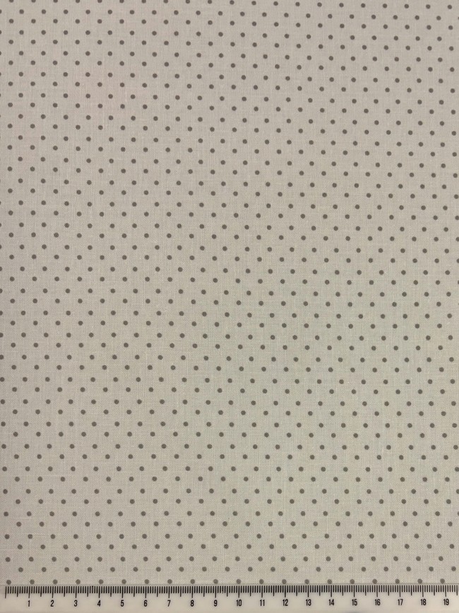 Grey Spot Printed Cotton
