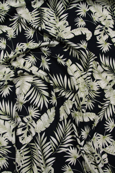 Palm Outlines Printed Rayon