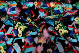 Geometric Garden Stretch Cotton