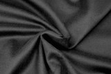 Black Wool Melton