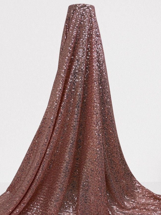 Blushing Apricot Sequins