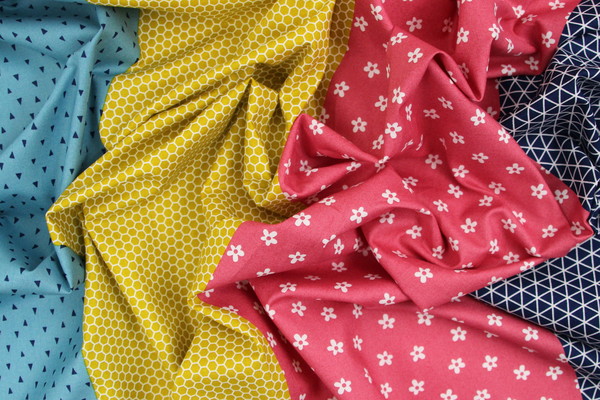 Wildflower Honey Sectioned Printed Cotton