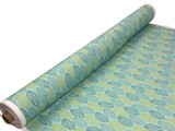 Leaves on Mint Printed Cotton