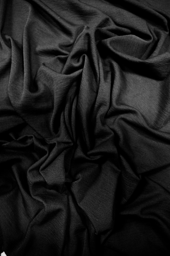 Black Fine 100% Merino