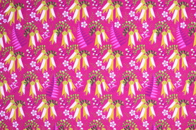 Summer Garden Kowhai Kiwiana Printed Cotton