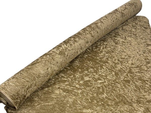 Golden Sand Crushed Velvet
